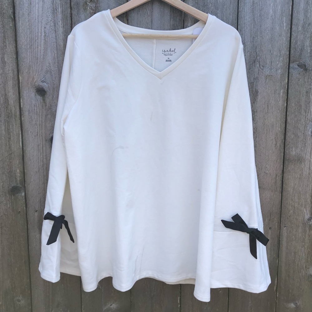 Bell Sleeved Maternity Sweatshirt